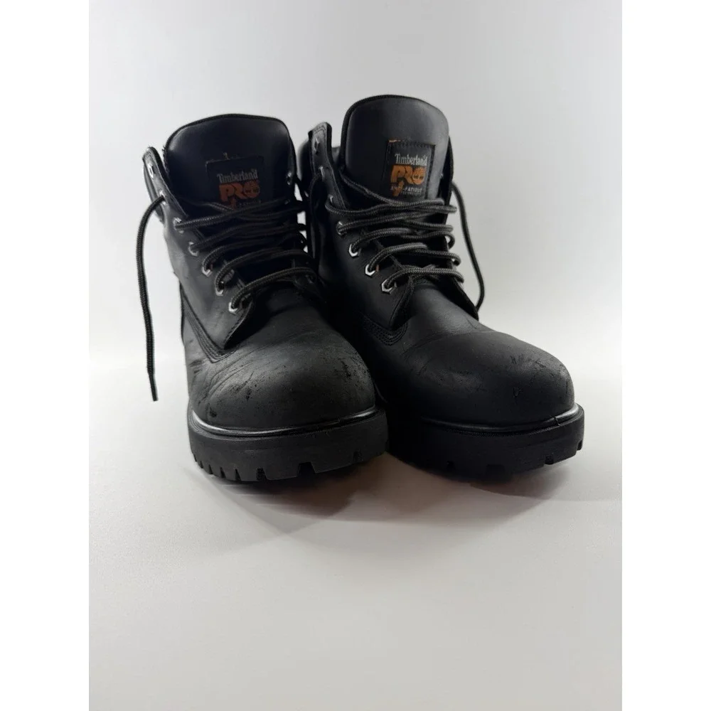 Timberland PRO Waterproof Work Boots Black Men's Size 8.5M EH ReBOTL
